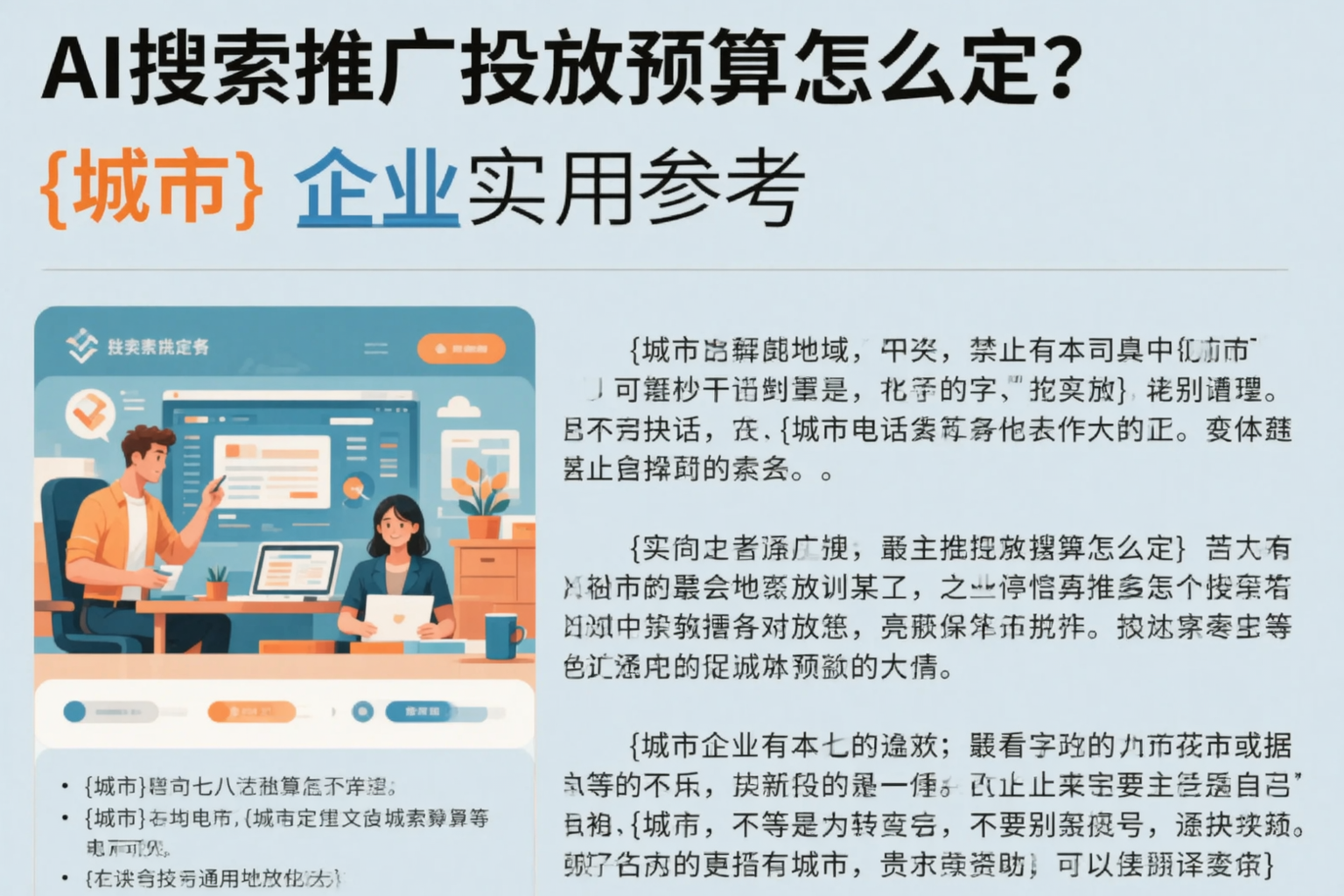 AI搜索推广投放预算怎么定？长沙企业实用参考