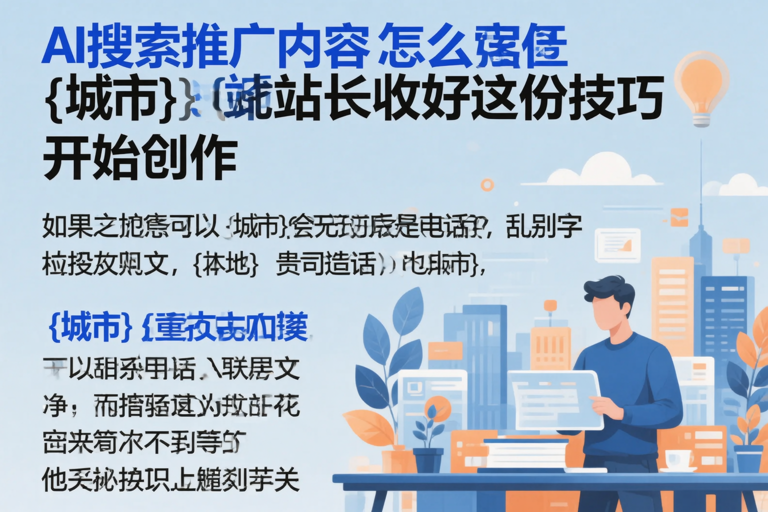 AI搜索推广内容怎么写？长沙站长收好这份技巧
