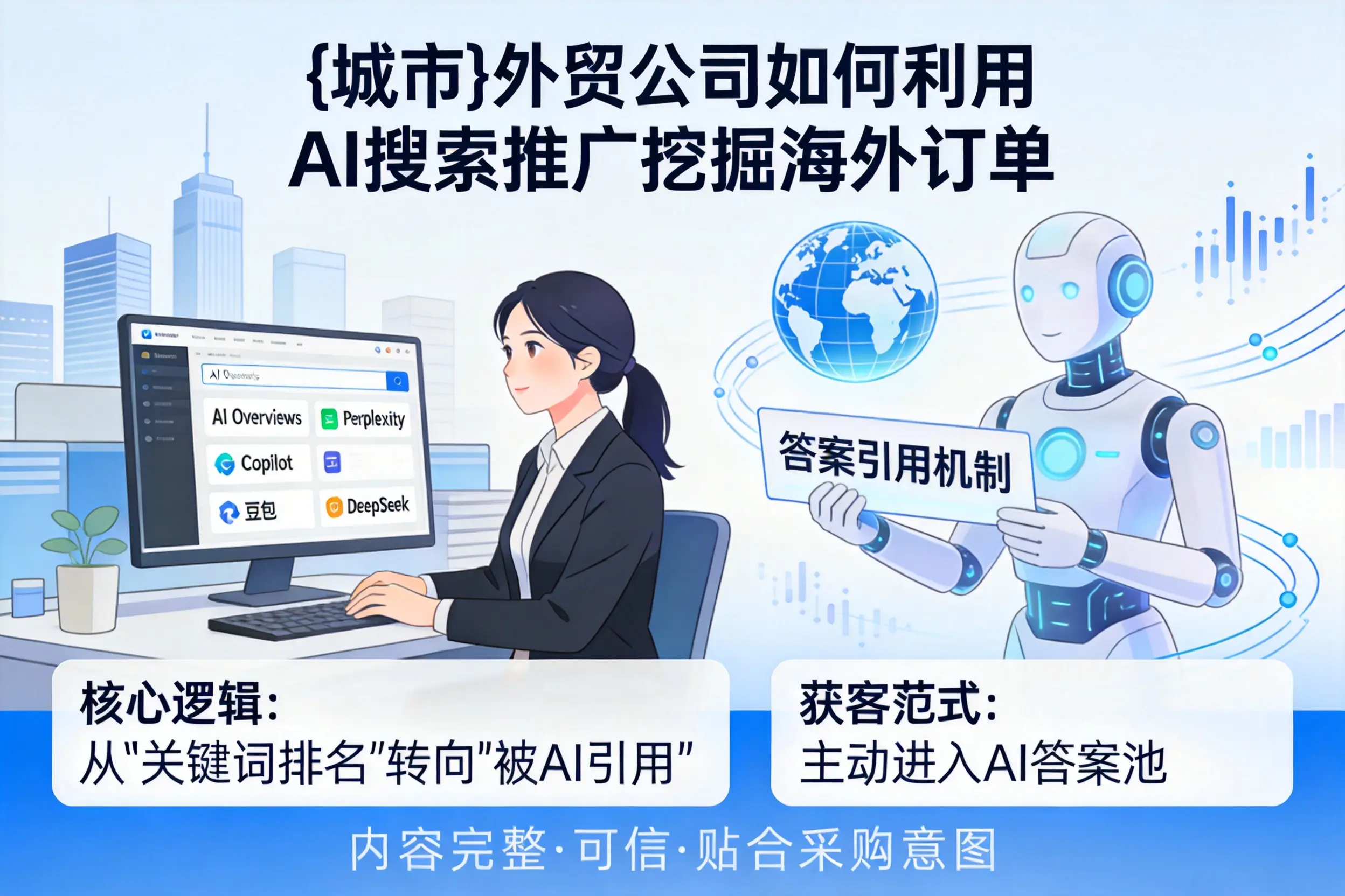 长沙外贸公司如何利用AI搜索推广挖掘海外订单