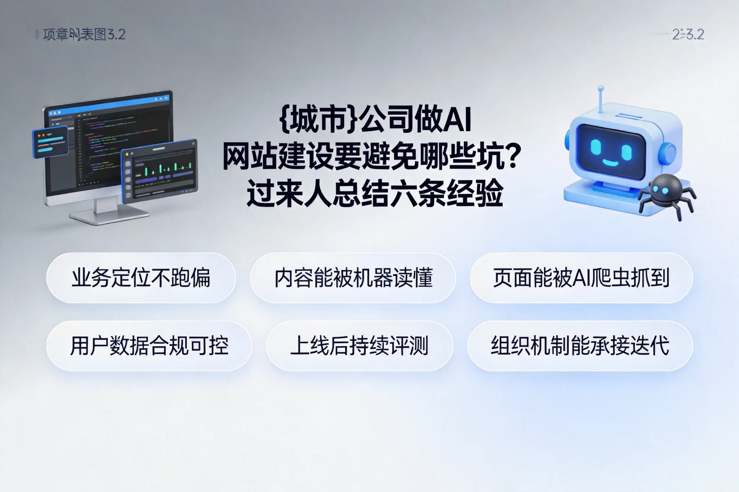 长沙公司做AI网站建设要避免哪些坑？过来人总结六条经验