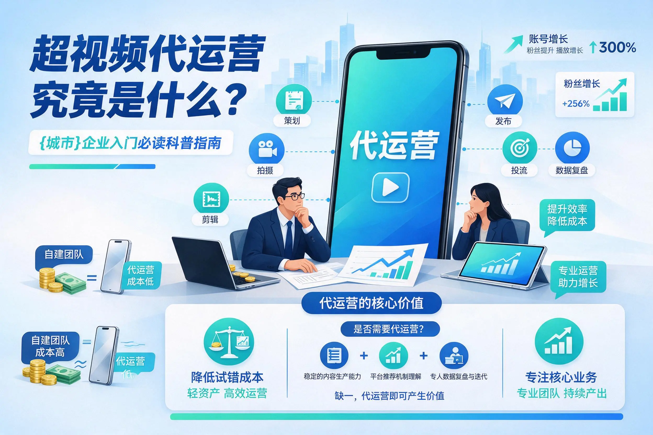 短视频代运营究竟是什么？长沙企业入门必读科普指南
