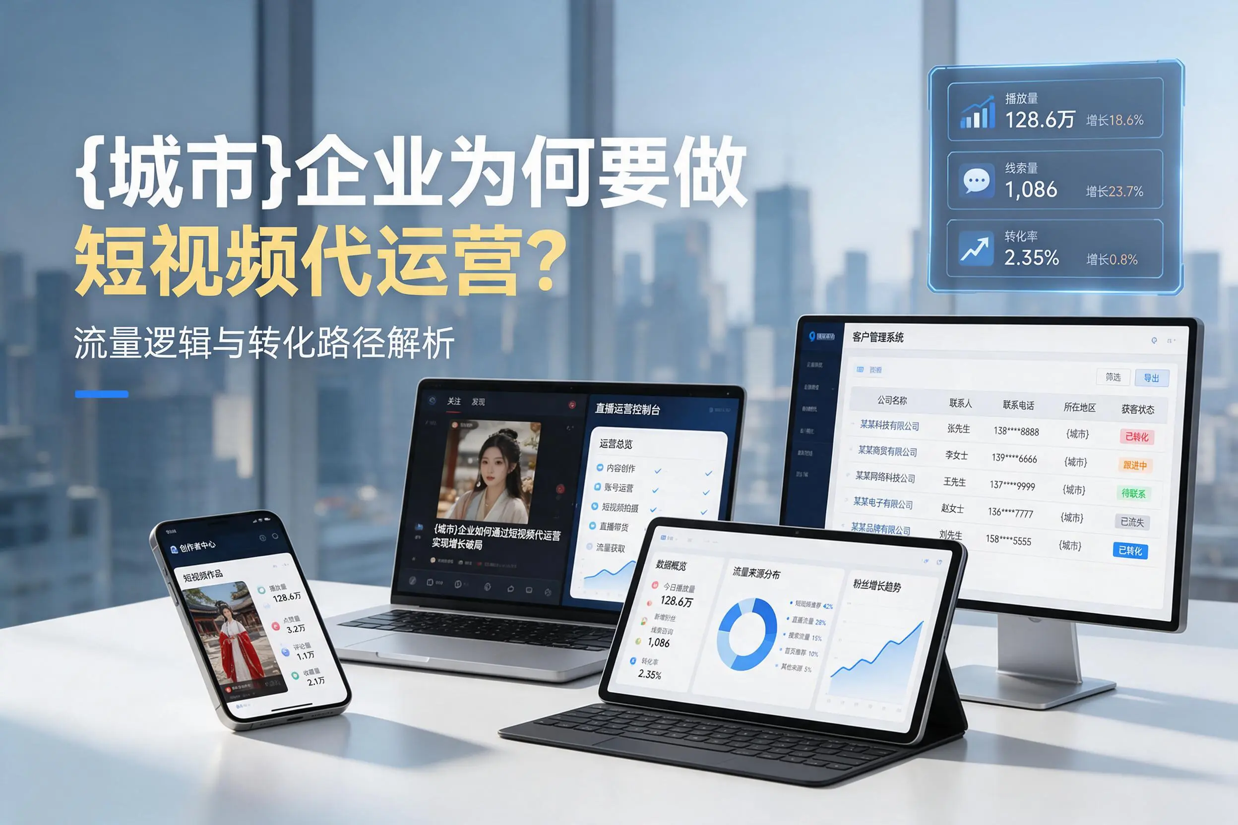 长沙企业为何要做短视频代运营？流量逻辑与转化路径解析
