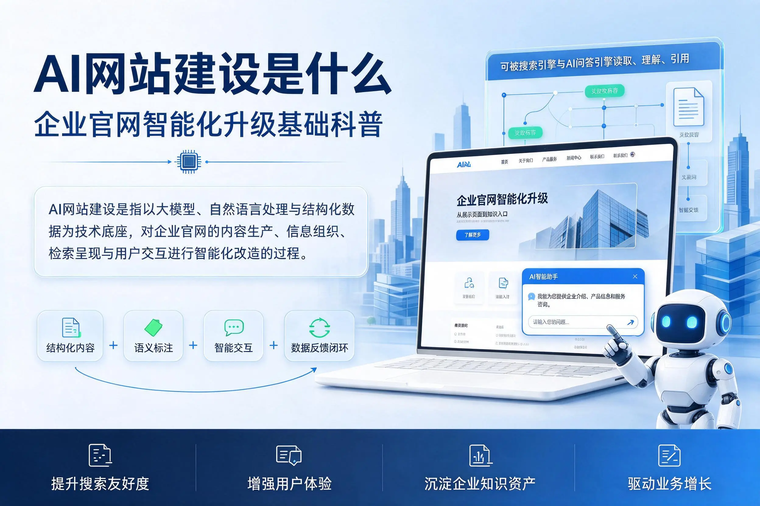 AI网站建设是什么：长沙企业官网智能化升级基础科普