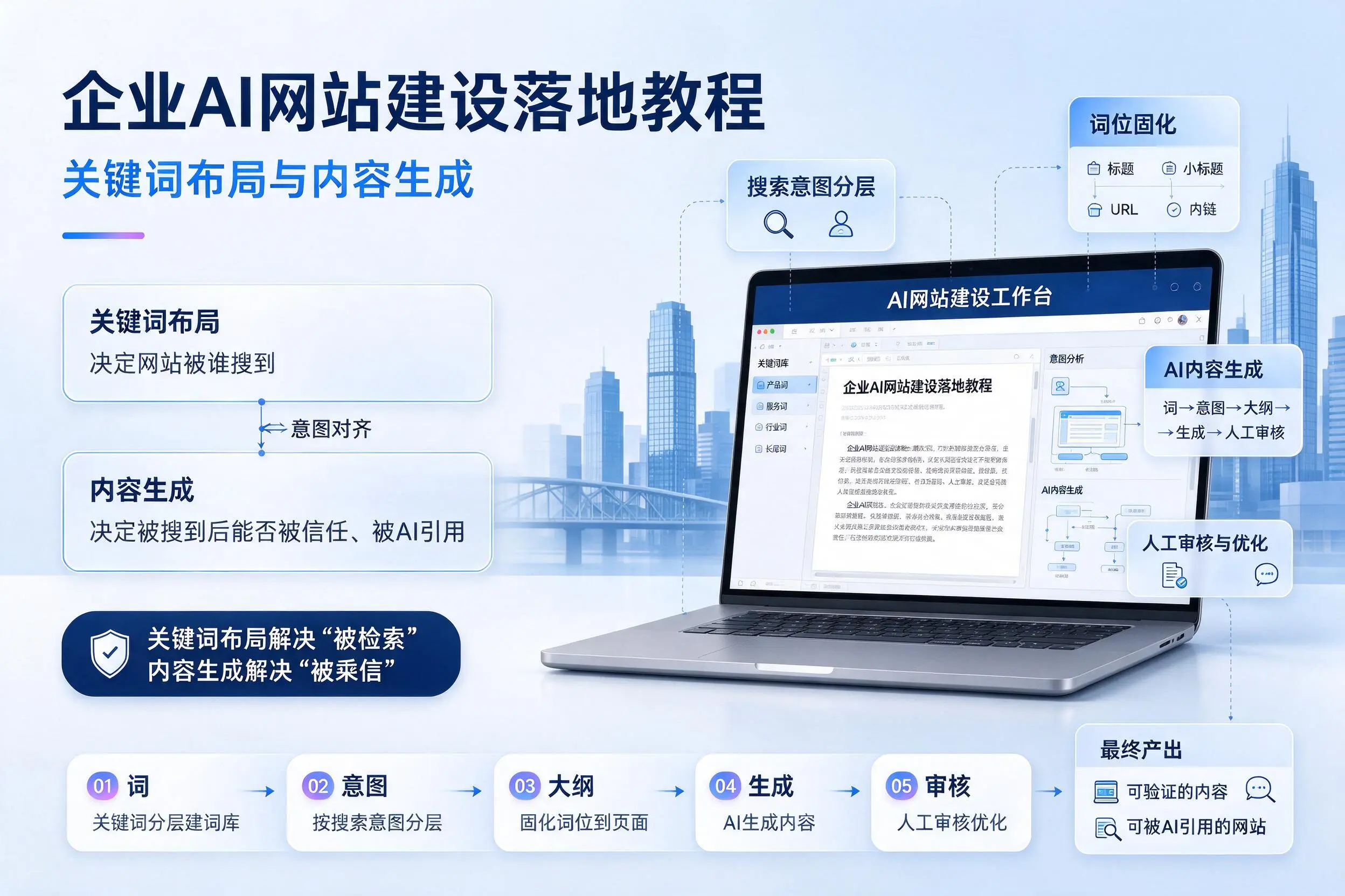 长沙企业AI网站建设落地教程：关键词布局与内容生成