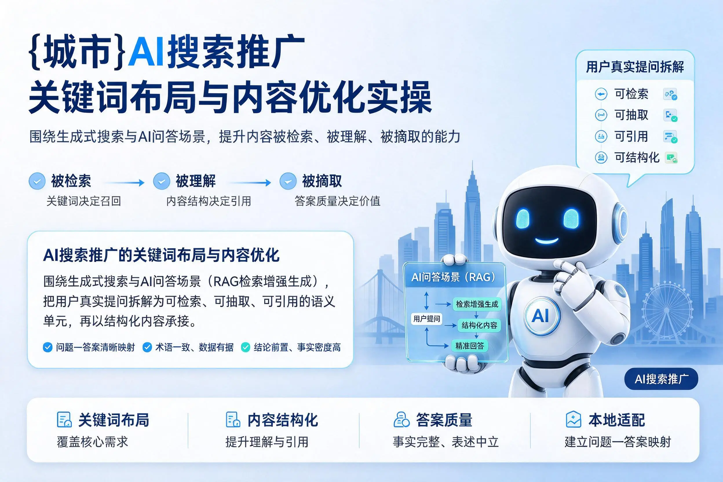 长沙AI搜索推广关键词布局与内容优化实操